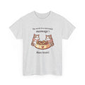 "The secret to a successful meowage®? More treats! " Cat Couple Graphic Tee