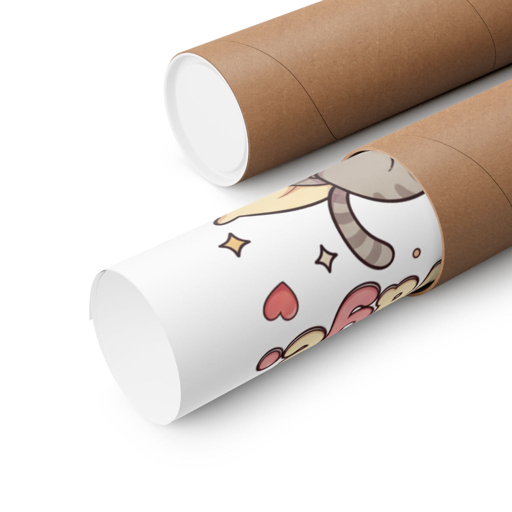 "I’m in it for the meowage®" Cute Cat Wall Art