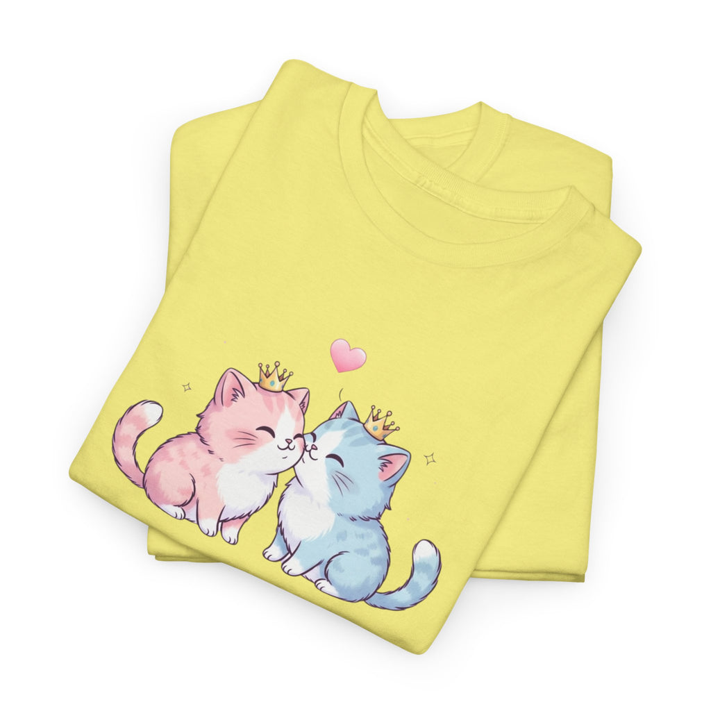 "To love, honour, and meowage®" Cat Couple Graphic Tee