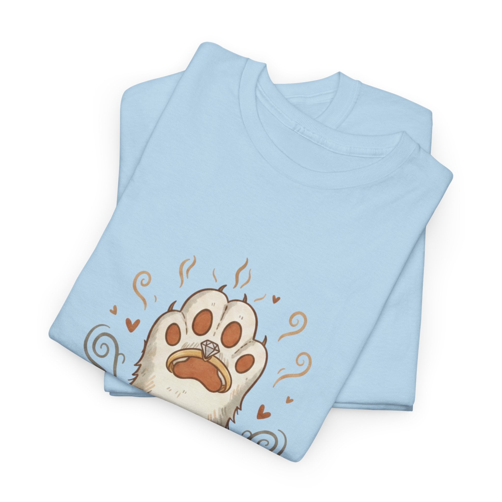 "Asking for your hand in meowage®" Graphic Tee