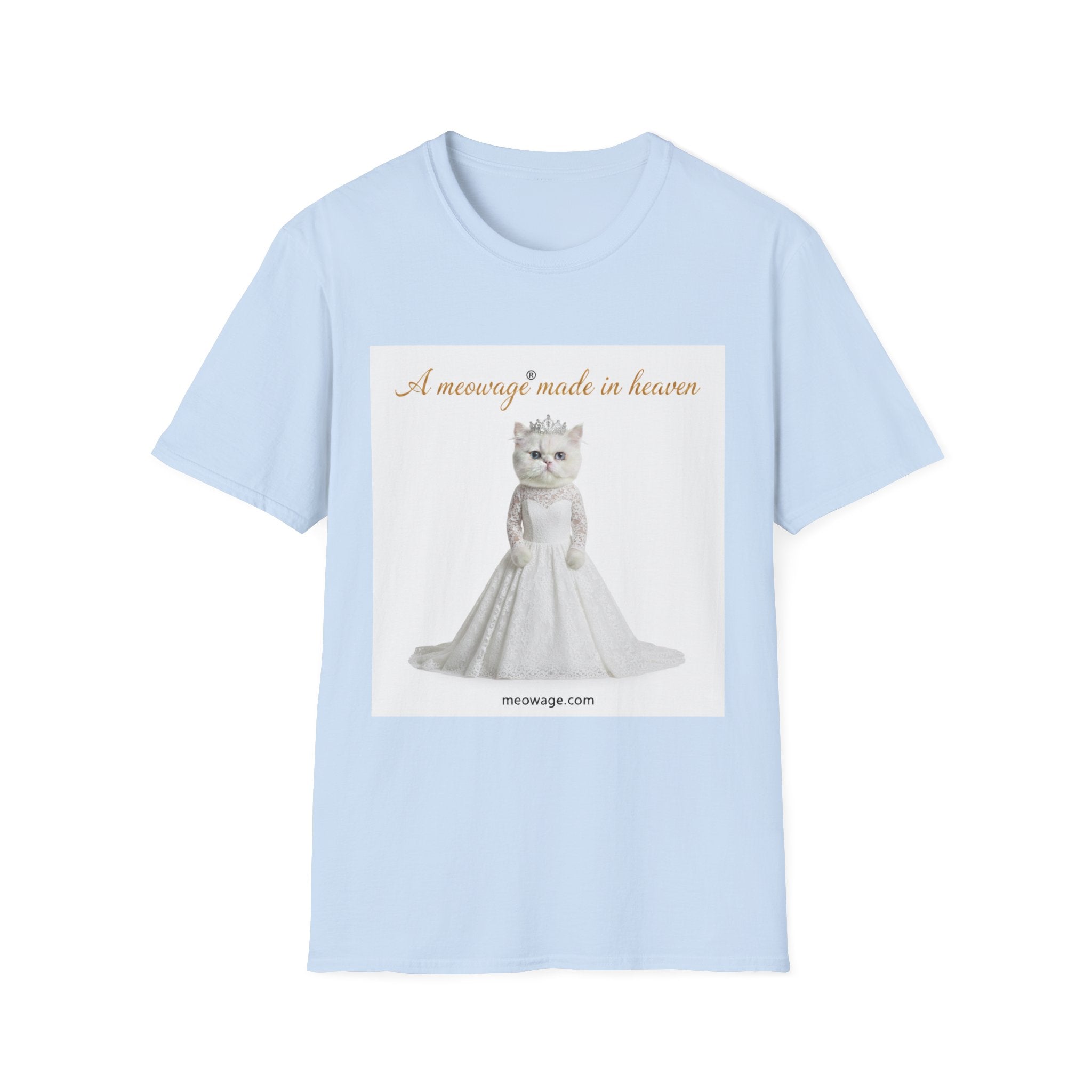 Cat Angel T-Shirt - "A Messenger Made in Heaven" Graphic Tee