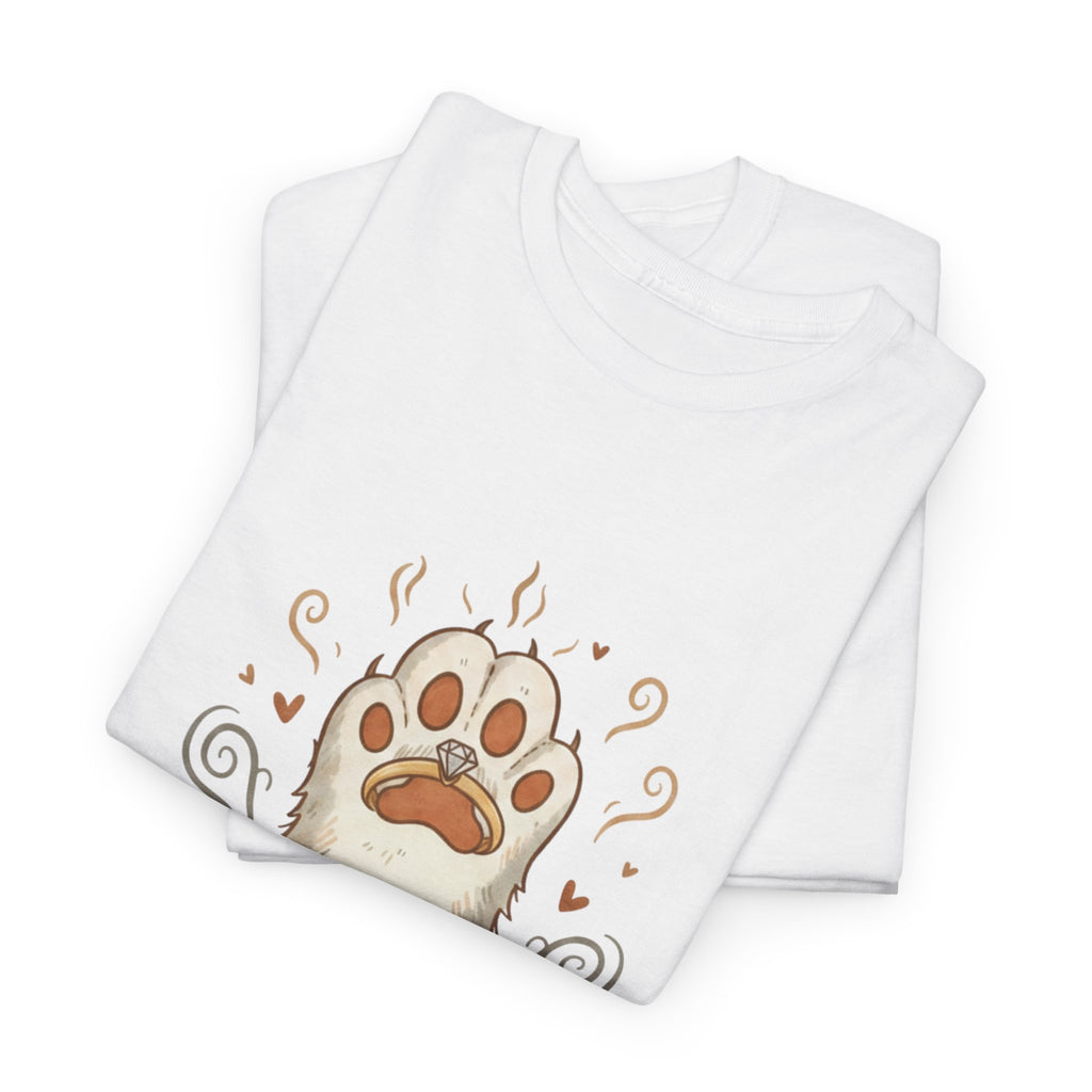 "Asking for your hand in meowage®" Graphic Tee