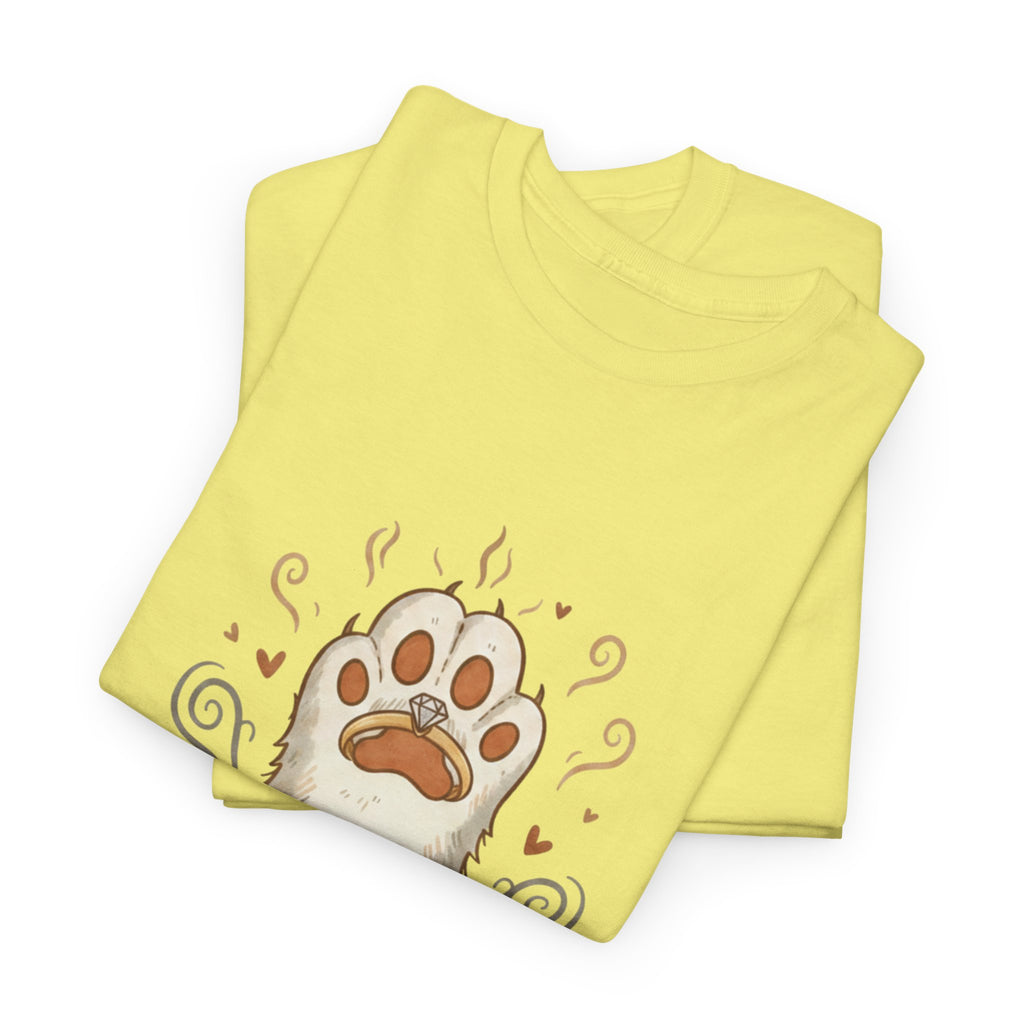 "Asking for your hand in meowage®" Graphic Tee