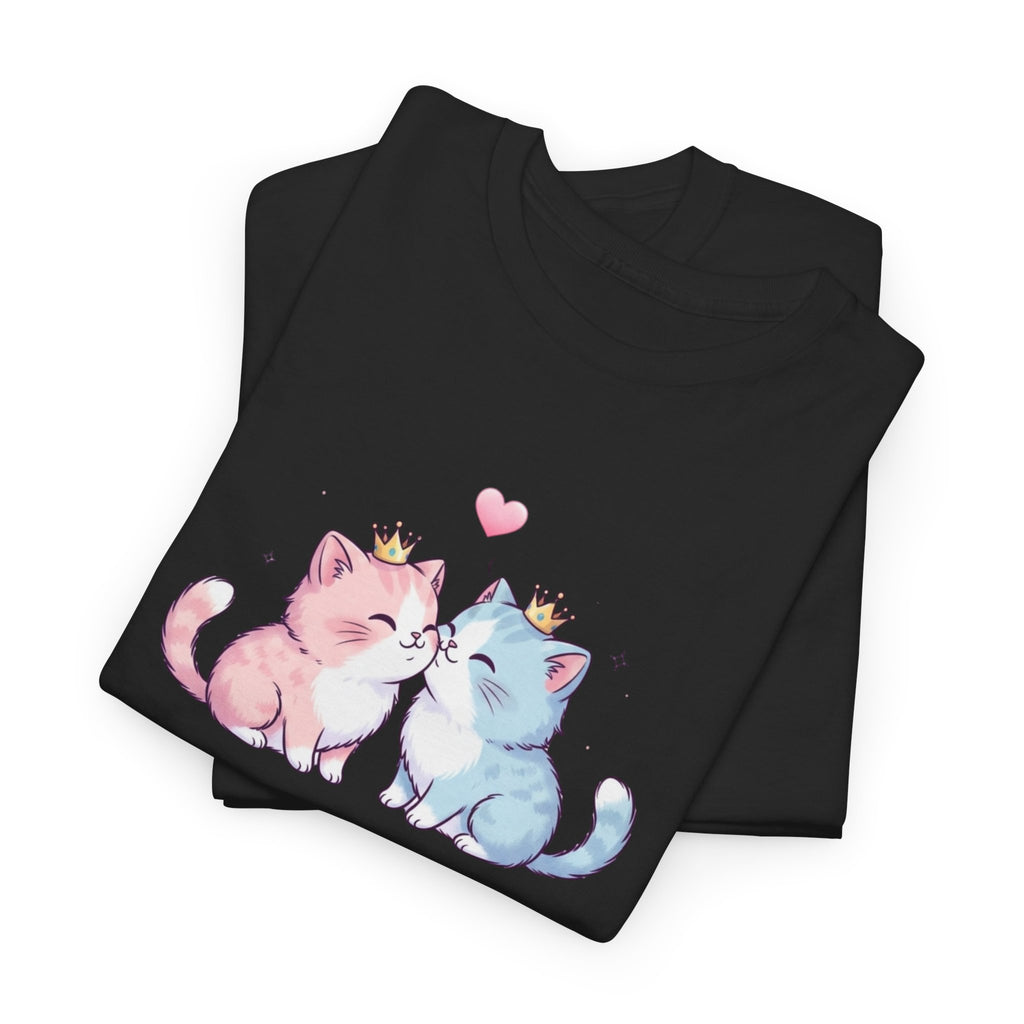 "To love, honour, and meowage®" Cat Couple Graphic Tee