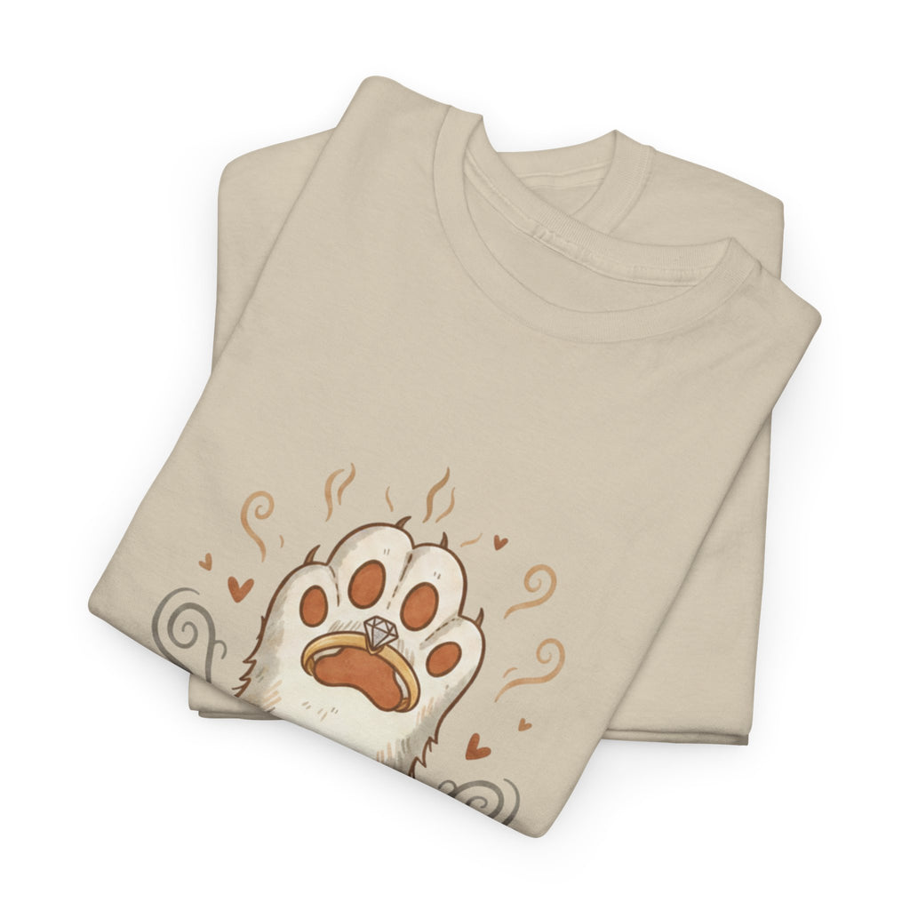 "Asking for your hand in meowage®" Graphic Tee