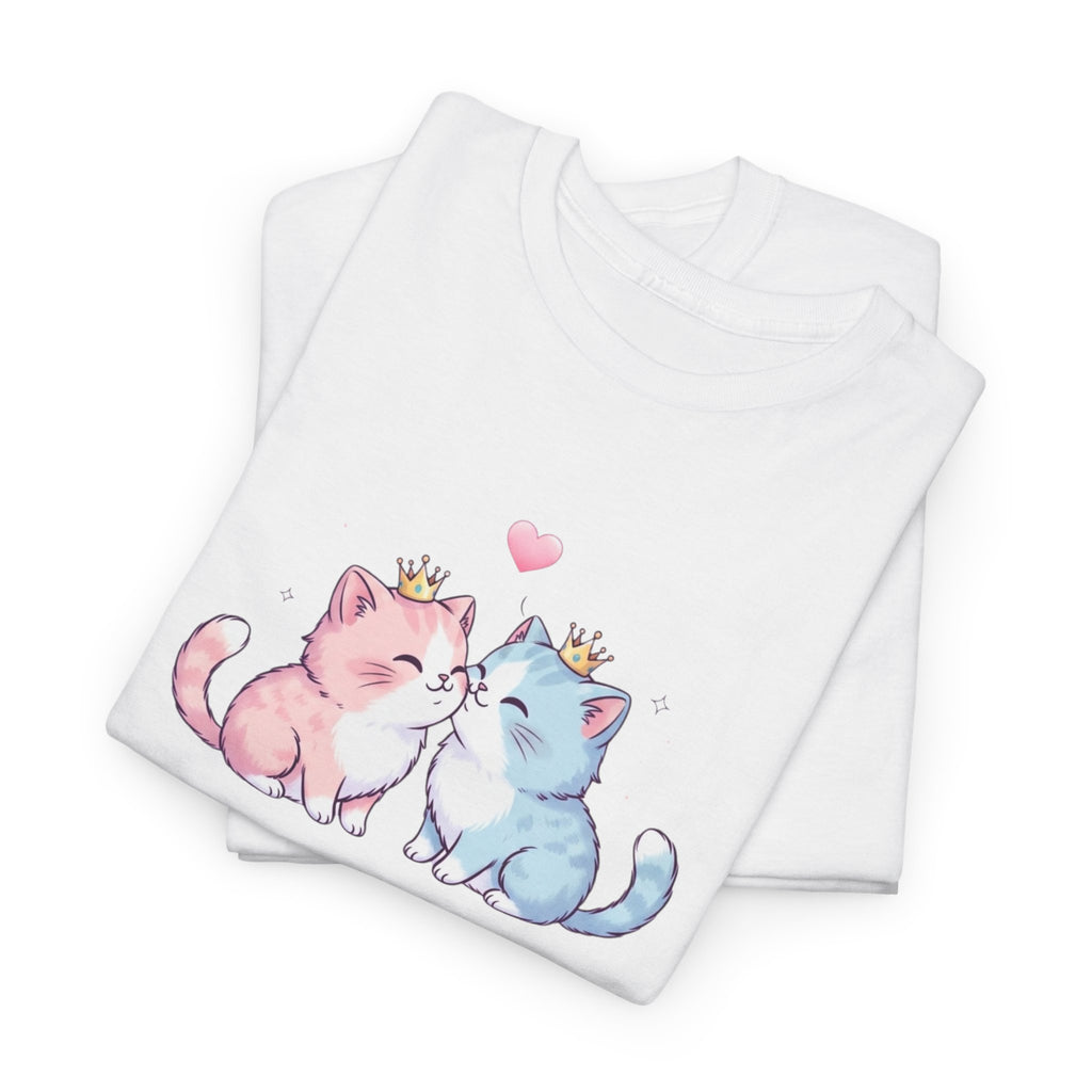 "To love, honour, and meowage®" Cat Couple Graphic Tee