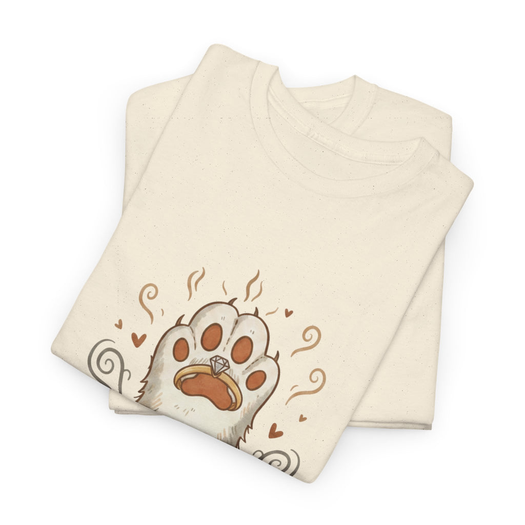 "Asking for your hand in meowage®" Graphic Tee