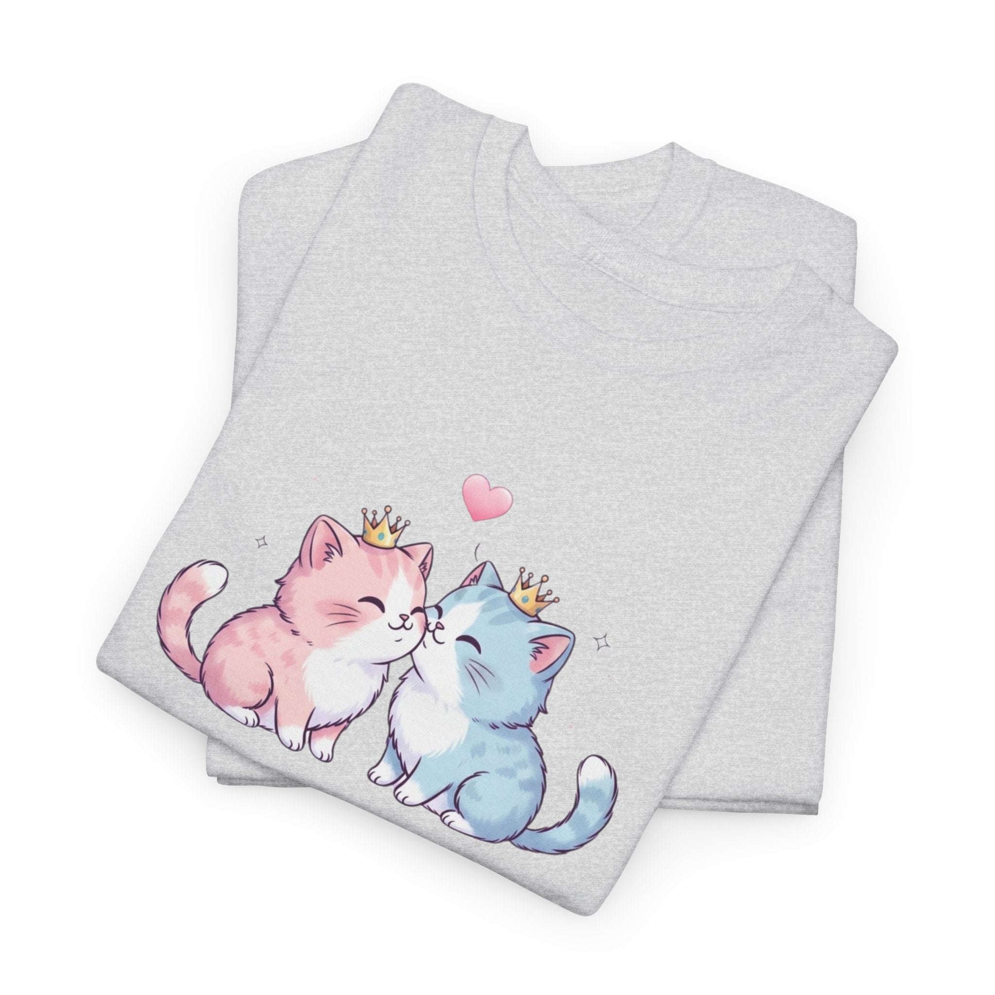 "To love, honour, and meowage®" Cat Couple Graphic Tee
